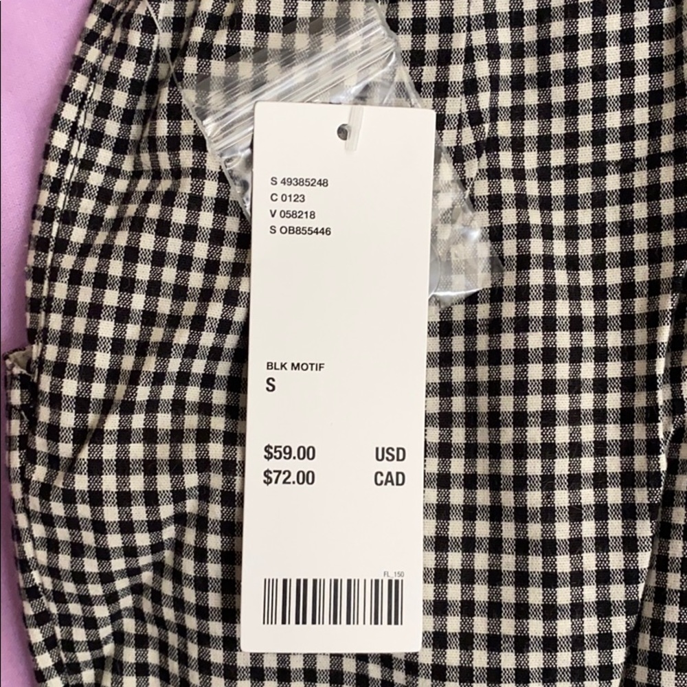 Urban outfitters women’s gingham ankle pants - Picture 5 of 6
